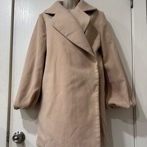 Keepsake Elegant Tan Women's Coat size  XS 0-2